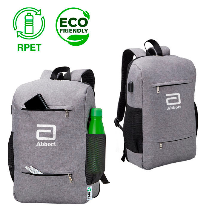 Mochila Eco Grey RPET Cyclos